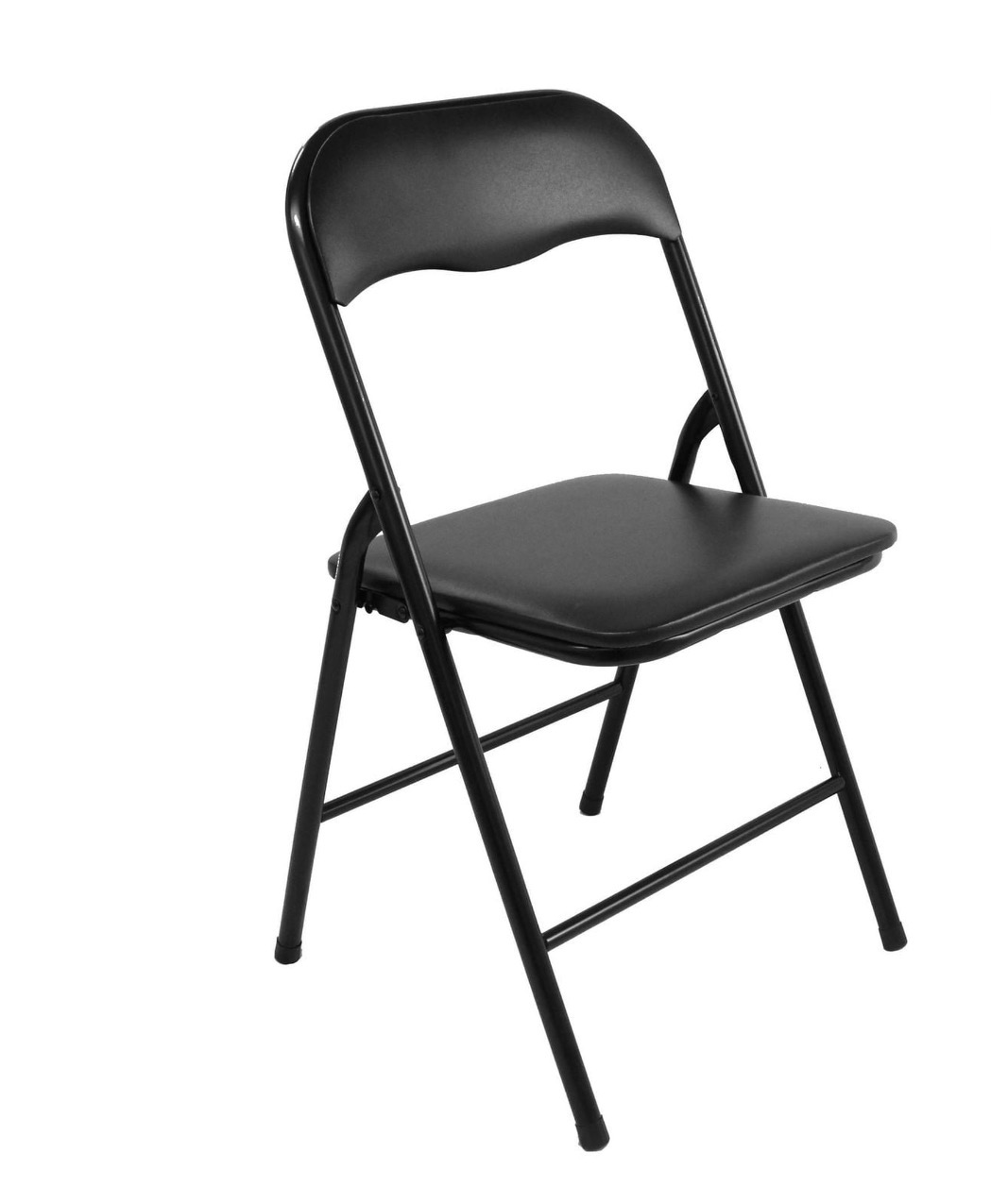 Black padded folding chairs for rent in Nova Scotia